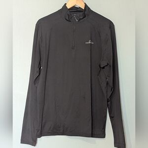 Paradox Men's Medium Black 1/4 Zip Pullover Base Layer Long Sleeve Shirt
